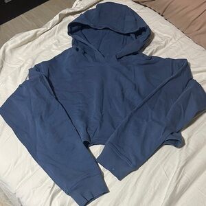 Lululemon Cropped Blue Hoodie
